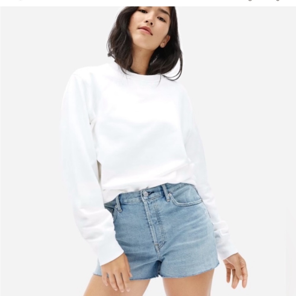 Everlane White Sweatshirt